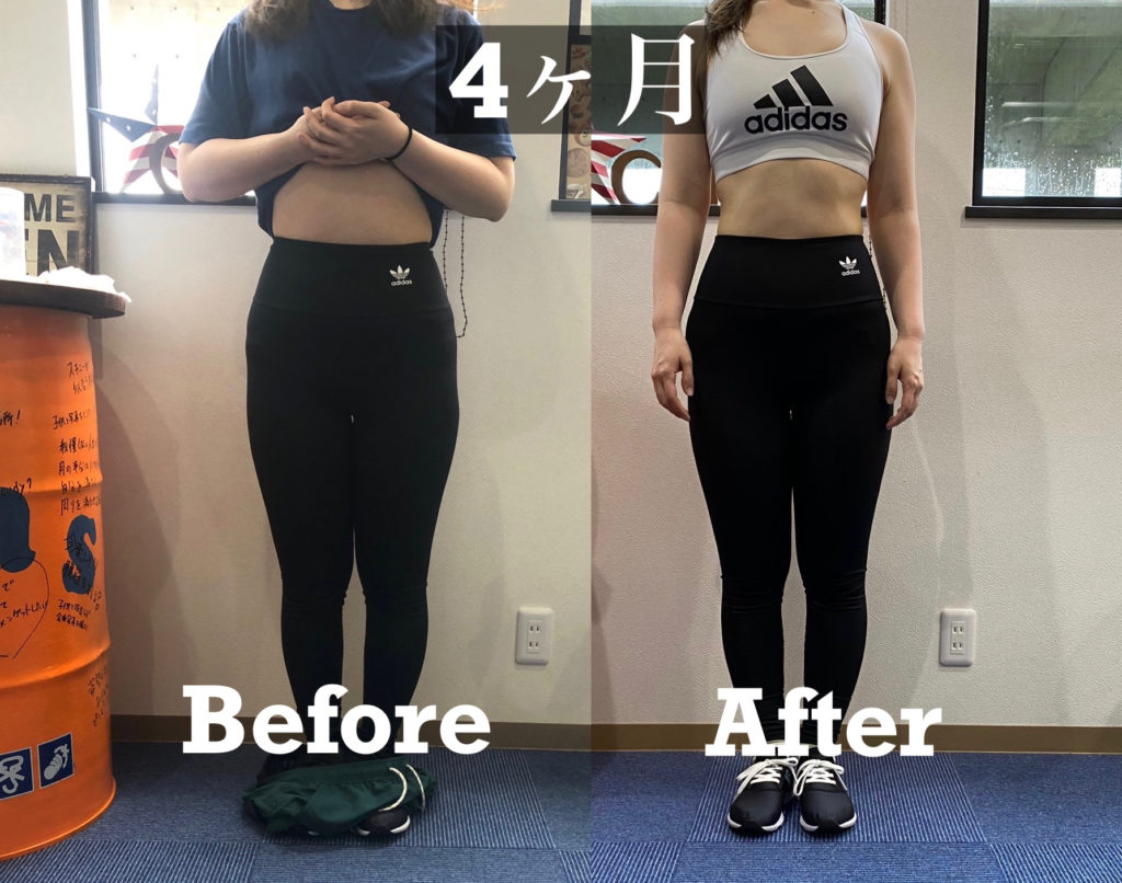 女性の体型の変化